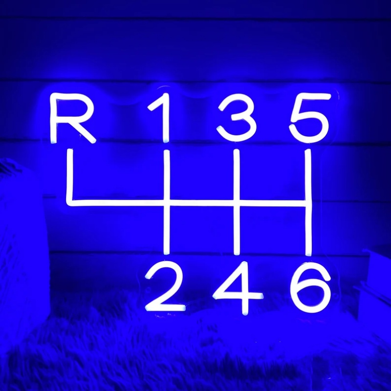 Embroidery Studio - Car Gearbox Neon Sign Led Light