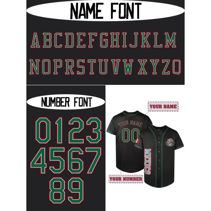 Customized Name&Number Men's E - Embroidery Name Designs ulasan dan harga