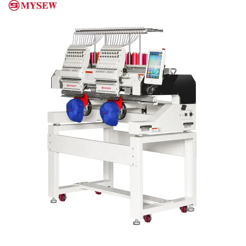 MYSEW MBC-1202/1502 2 Heads 12 - Embroidery Machine Computerized ulasan dan harga