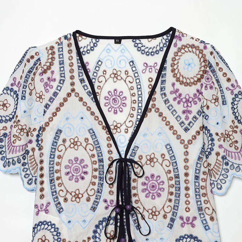 Nlzgmsj 2026 Summer Women Embr - Embroidery Men Shirt ulasan dan harga