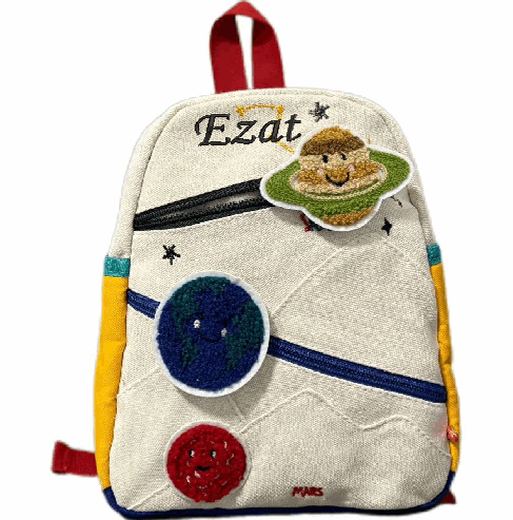 Personalized Planet Backpack C - Embroidery Name Designs ulasan dan harga