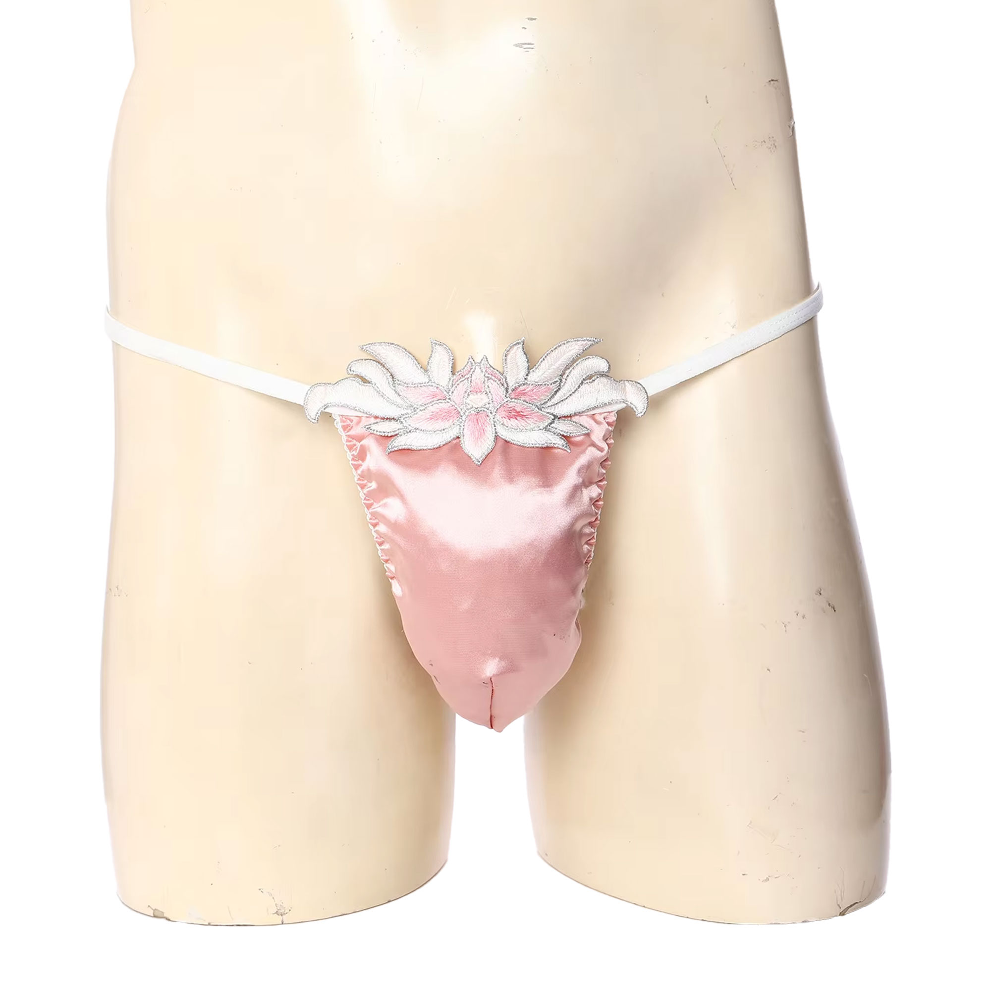 Sissy T-back Thongs Underwear  - Embroidery Underwear ulasan dan harga