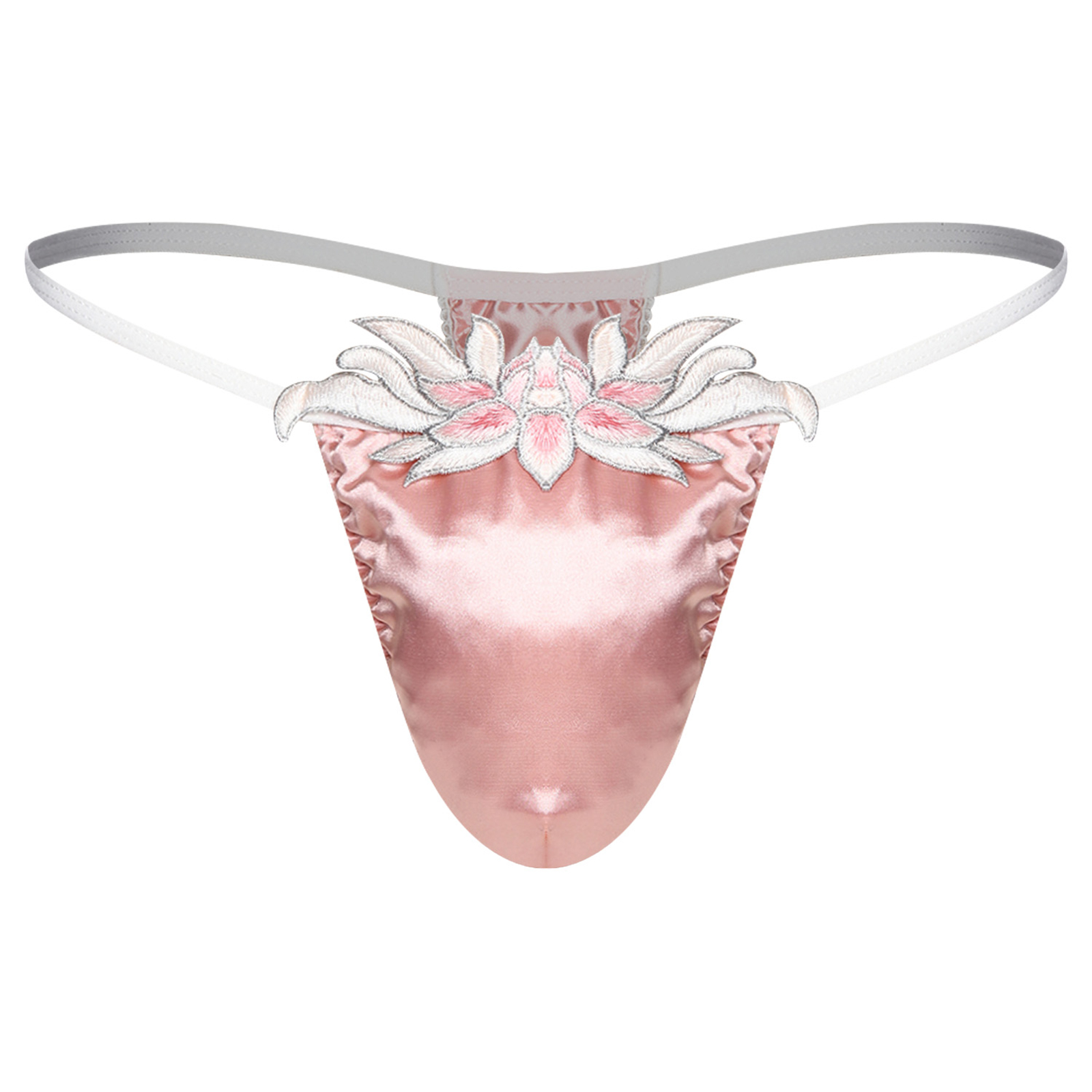 Sissy T-back Thongs Underwear  - Embroidery Underwear ulasan dan harga