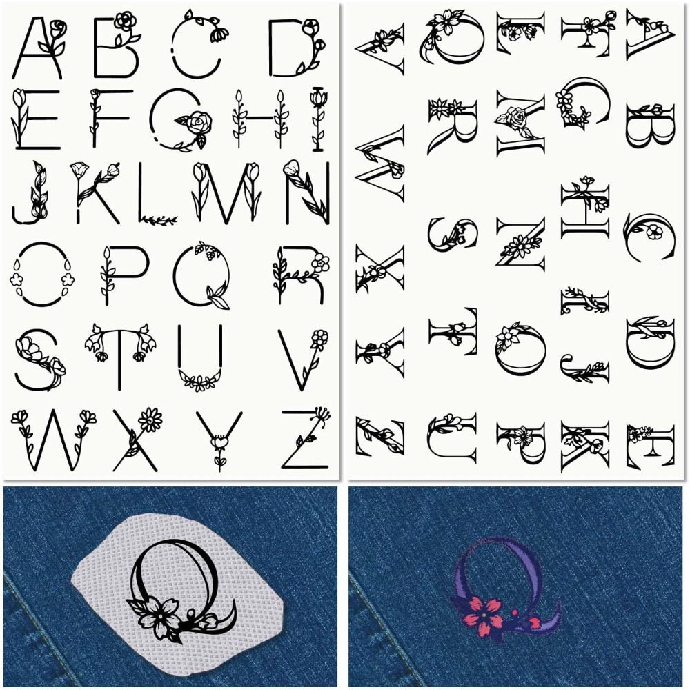 Letter A-Z Water Soluble Embro - Embroidery Kit ulasan dan harga