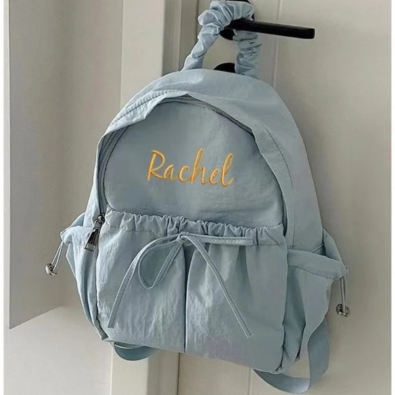 Drawstring Backpack Personaliz - Embroidery Name Designs ulasan dan harga