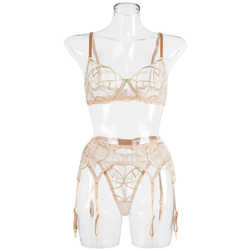 Sexy Lingerie Pack Women Women - Embroidery Underwear ulasan dan harga