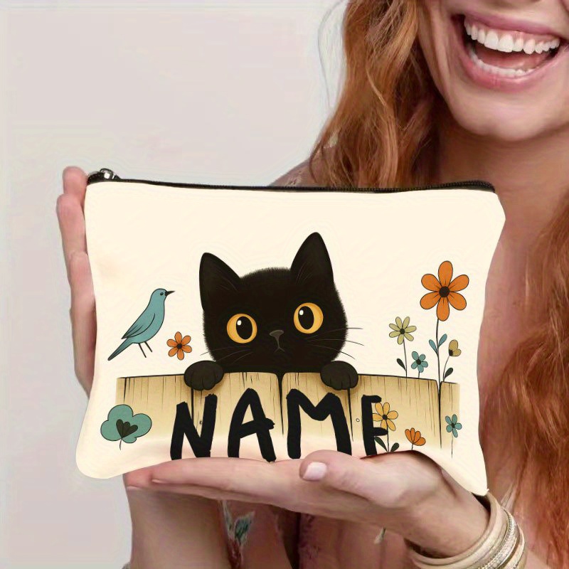 Personalized Makeup Bag with N - Embroidery Name Designs ulasan dan harga