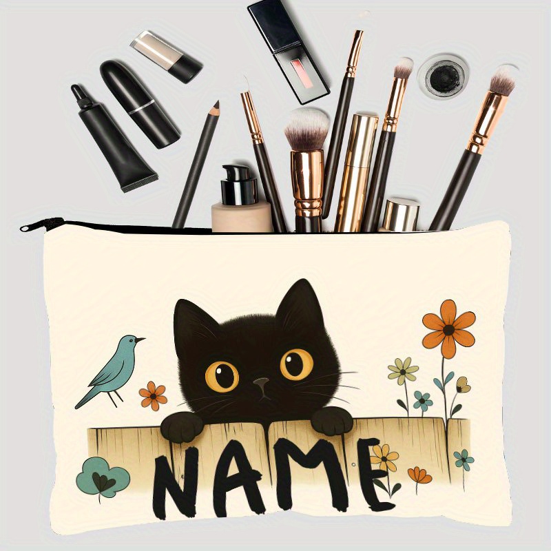 Personalized Makeup Bag with N - Embroidery Name Designs ulasan dan harga