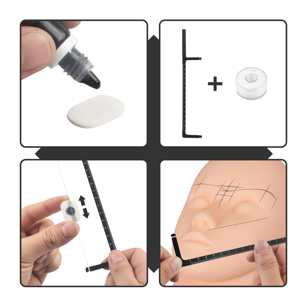 Tattoo Eyebrow Design Ruler Se - Embroidery Name Designs ulasan dan harga