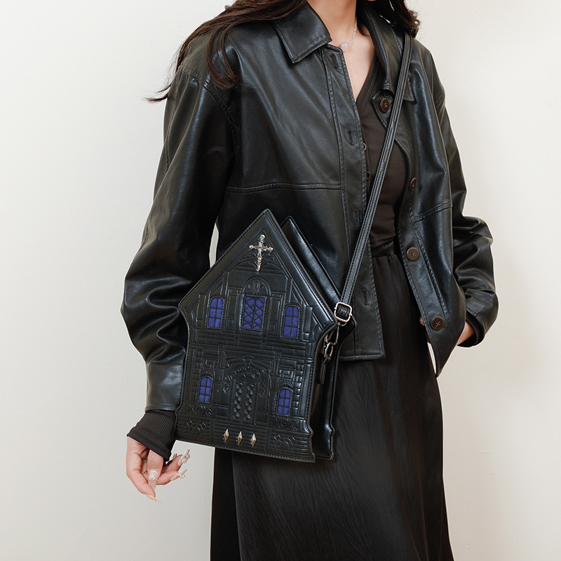 House Cartoon Crossbody Bag fo - Embroidery House ulasan dan harga
