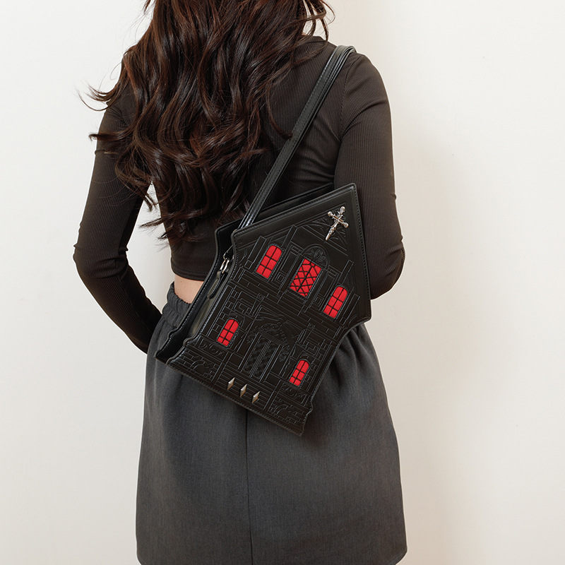 House Cartoon Crossbody Bag fo - Embroidery House ulasan dan harga