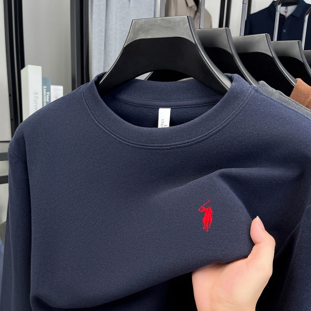 100% pure cotton high-end bran - Embroidery Men Shirt ulasan dan harga