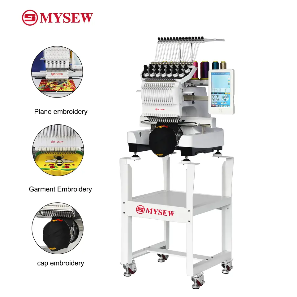 MYSEW MFS 1500 Automatic Compu - Embroidery Machine Computerized ulasan dan harga