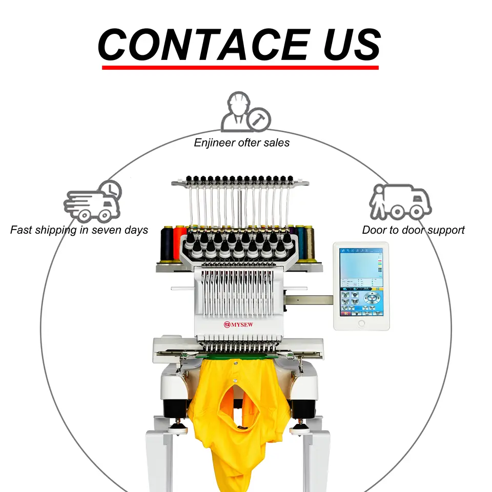 MYSEW MFS 1500 Automatic Compu - Embroidery Machine Computerized ulasan dan harga