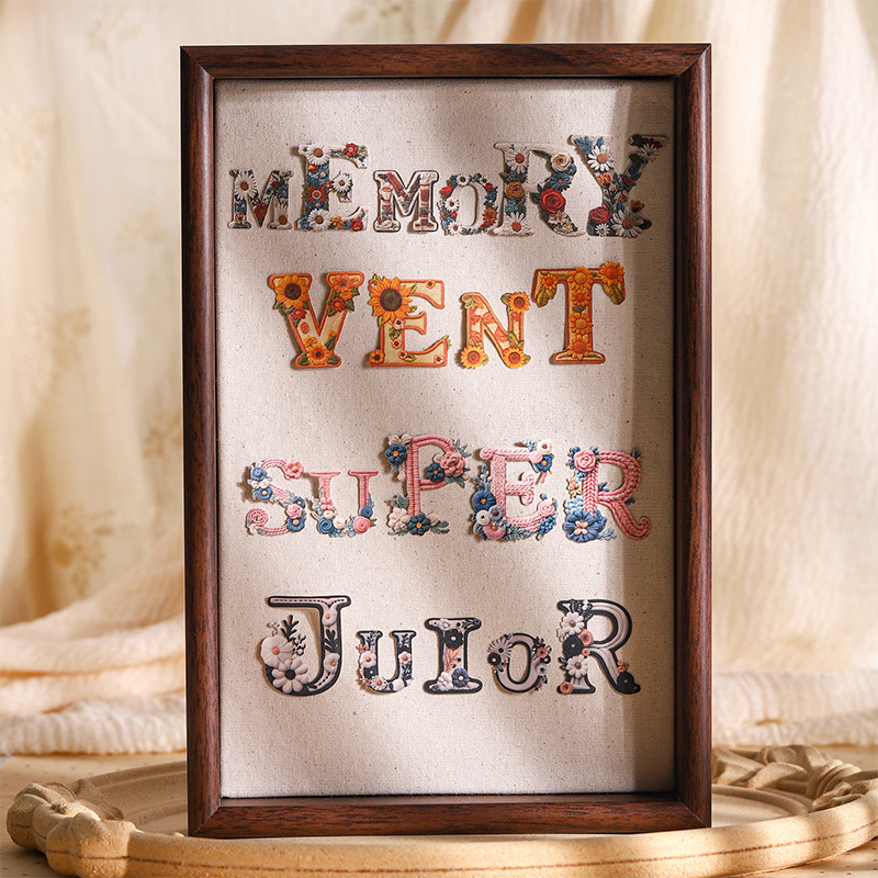 1pack/2pack Letter Weave Studi - Embroidery Studio ulasan dan harga
