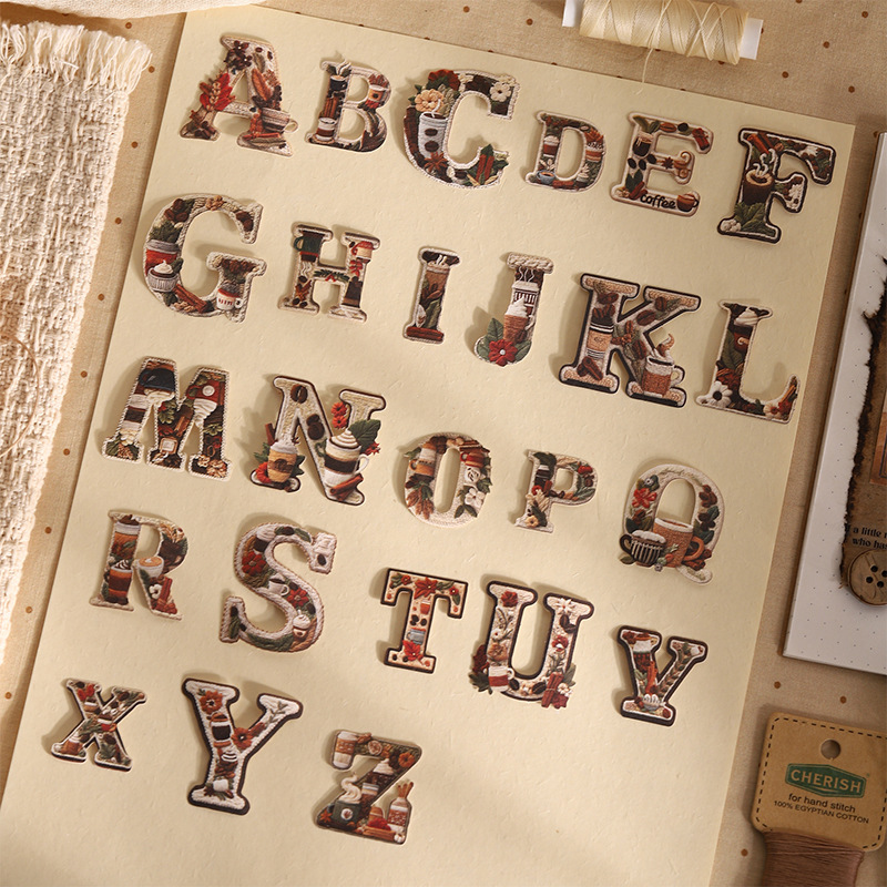 1pack/2pack Letter Weave Studi - Embroidery Studio ulasan dan harga