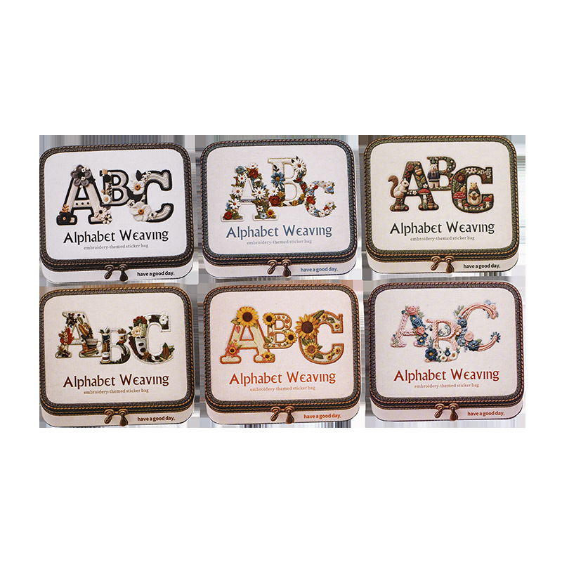 1pack/2pack Letter Weave Studi - Embroidery Studio ulasan dan harga
