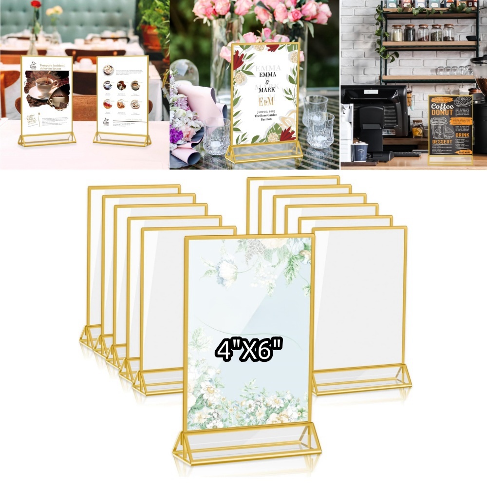 4x6inch Acrylic Sign Holder Wi - Embroidery Studio ulasan dan harga