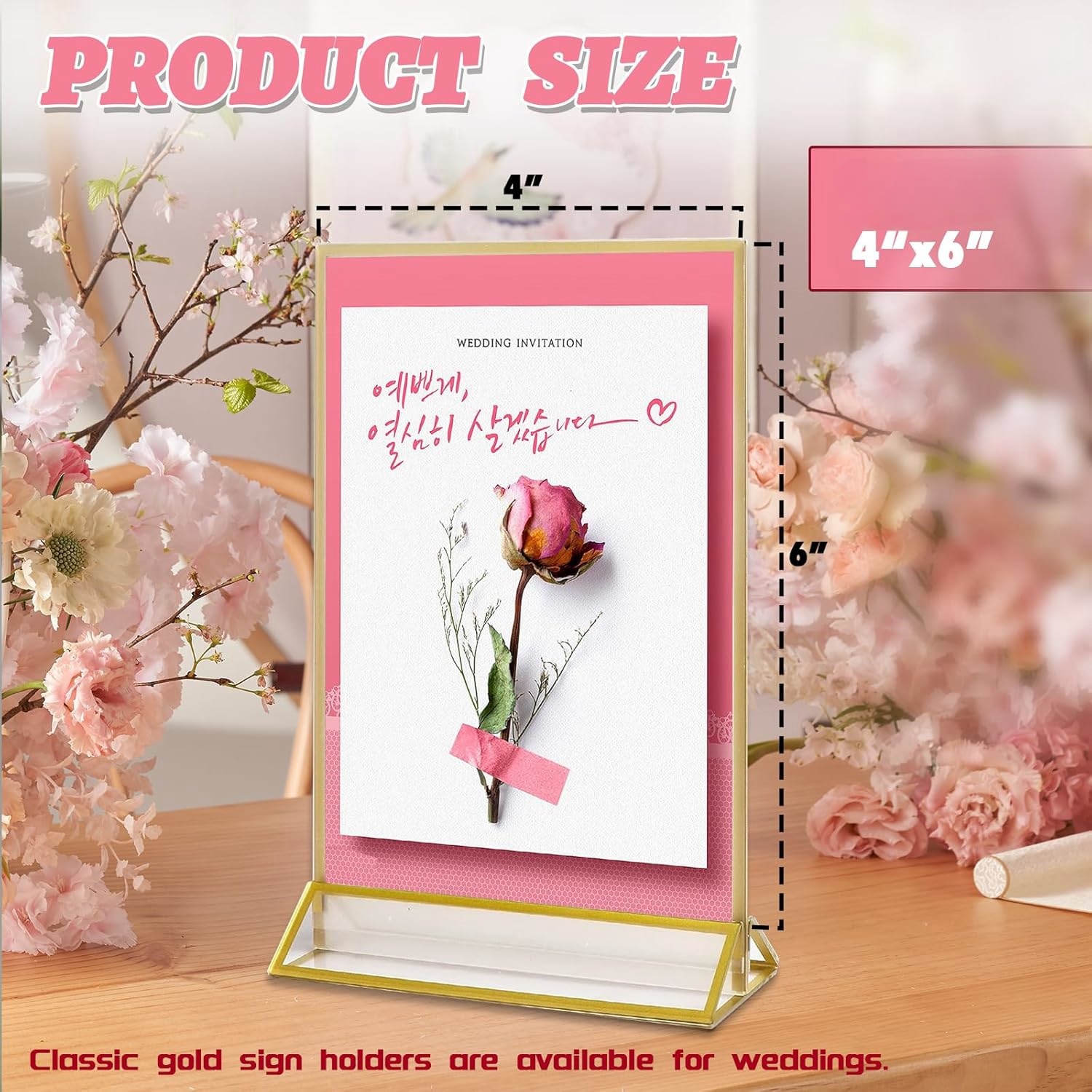 4x6inch Acrylic Sign Holder Wi - Embroidery Studio ulasan dan harga