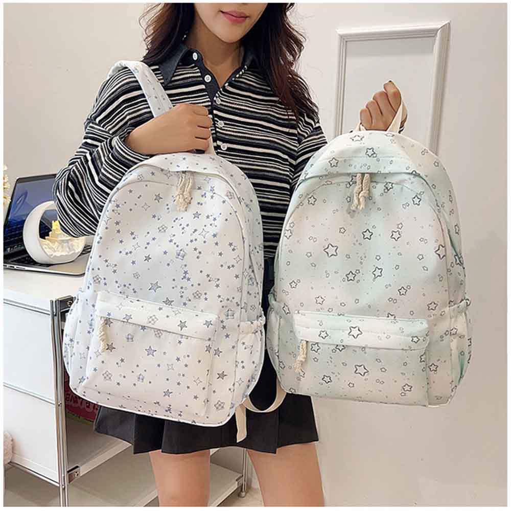 Large Capacity Women's Backpac - Embroidery Name Designs ulasan dan harga