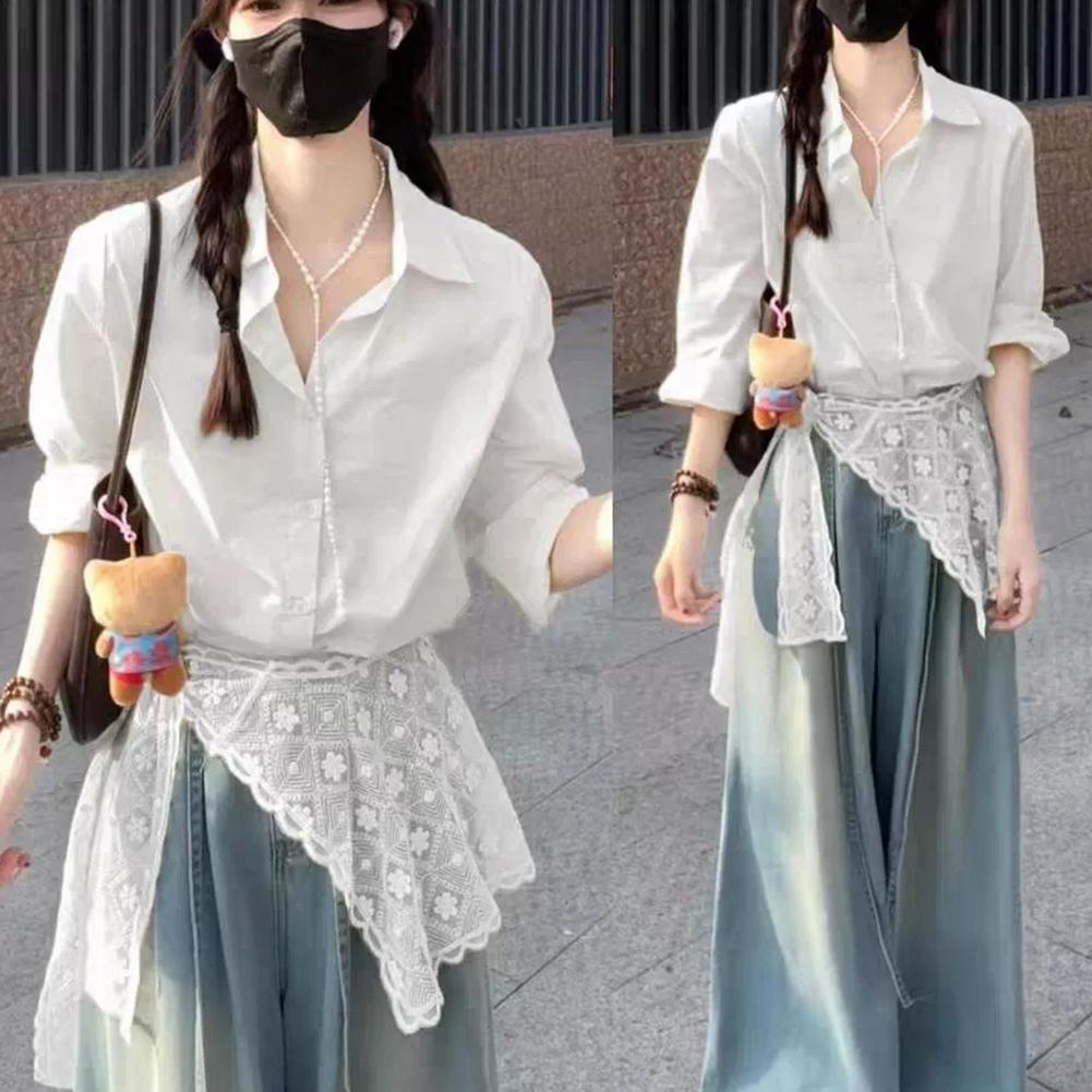 French Lace Shawl Scarf for Wo - Embroidery On Shirt ulasan dan harga