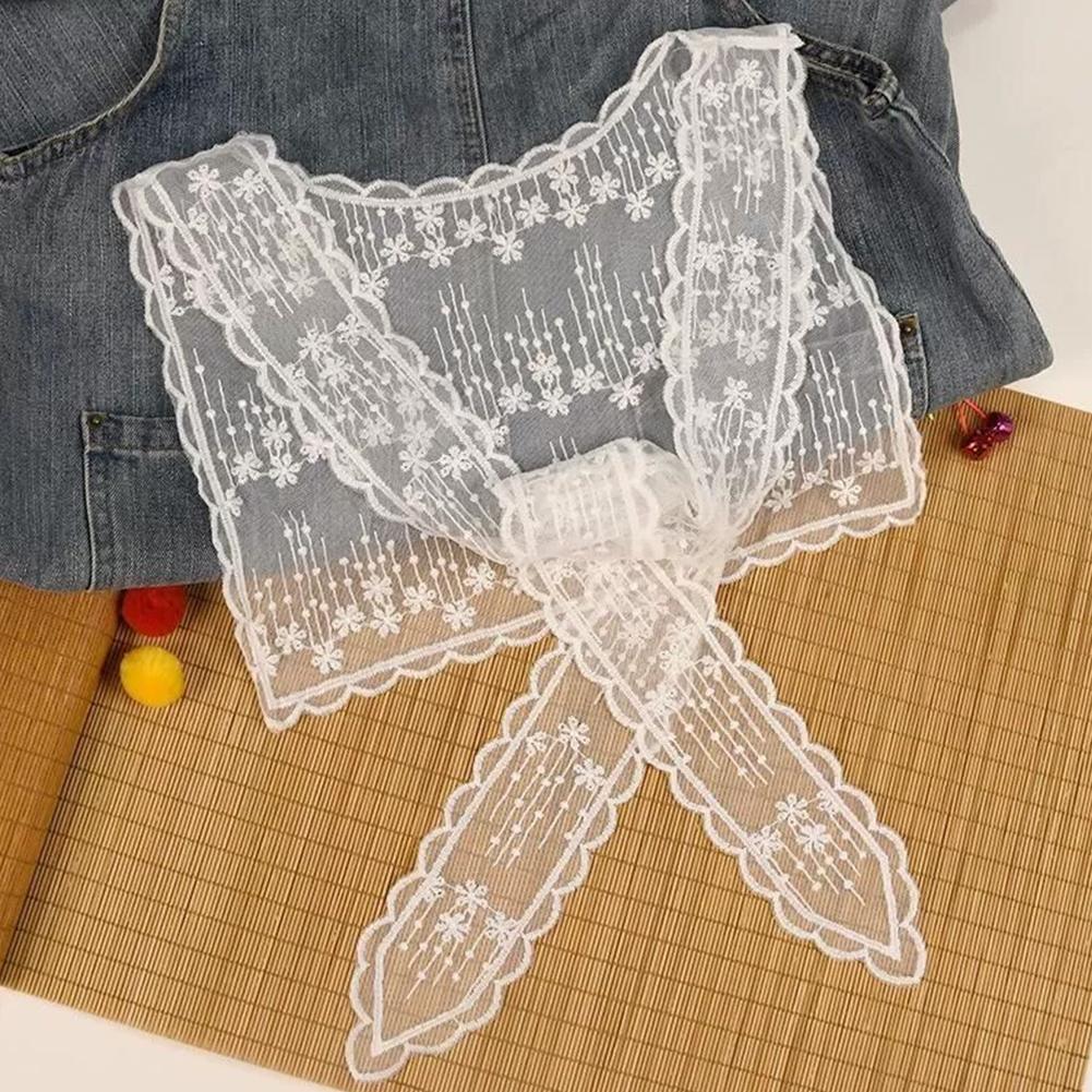 French Lace Shawl Scarf for Wo - Embroidery On Shirt ulasan dan harga