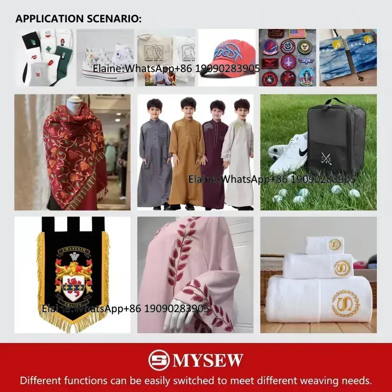 MYSEW MBC1201 Automatic Indust - Embroidery Machine Computerized ulasan dan harga