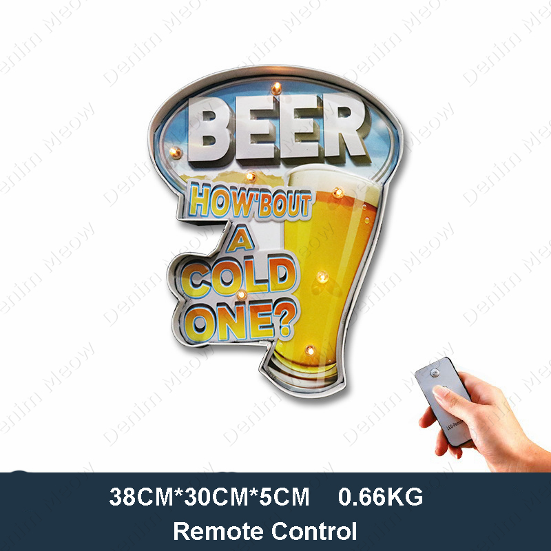 Ice Cold Beer LED Neon Light S - Embroidery Studio ulasan dan harga