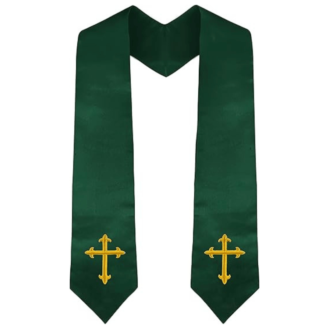 Reversible Clergy Stole Double - Embroidery Underwear ulasan dan harga