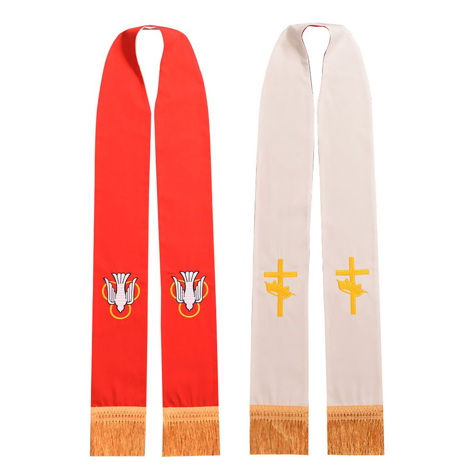 Reversible Clergy Stole Double - Embroidery Underwear ulasan dan harga