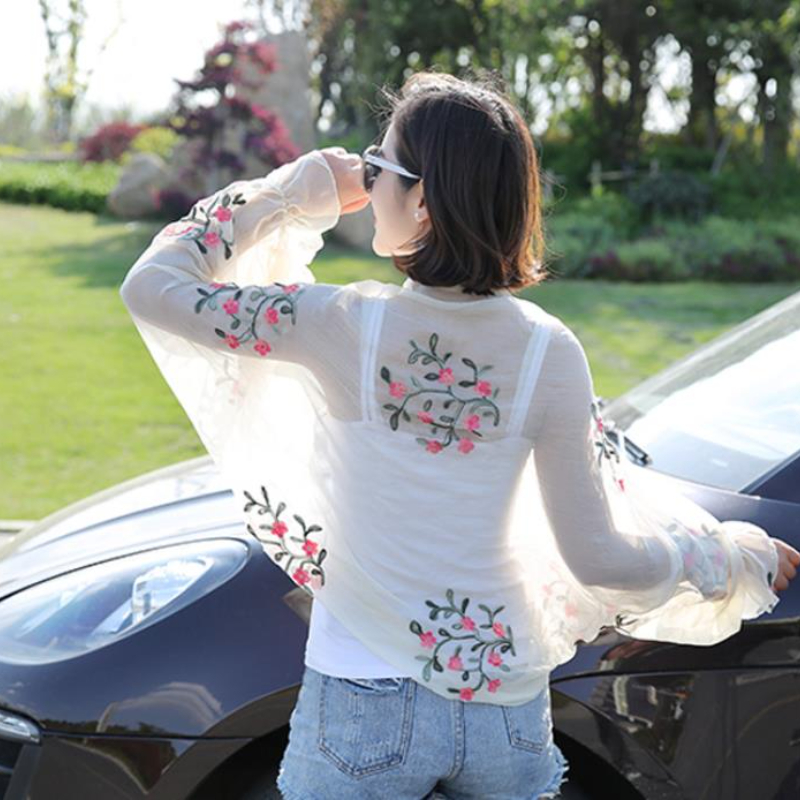 2025 Summer New Women Long Cas - Embroidery On Shirt ulasan dan harga