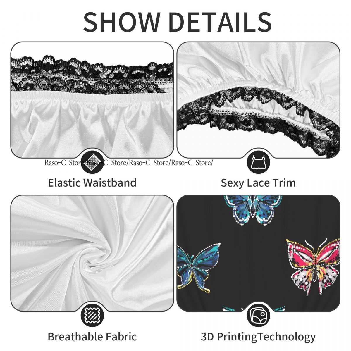 Funny Granny Underwear Embroid - Embroidery Underwear ulasan dan harga