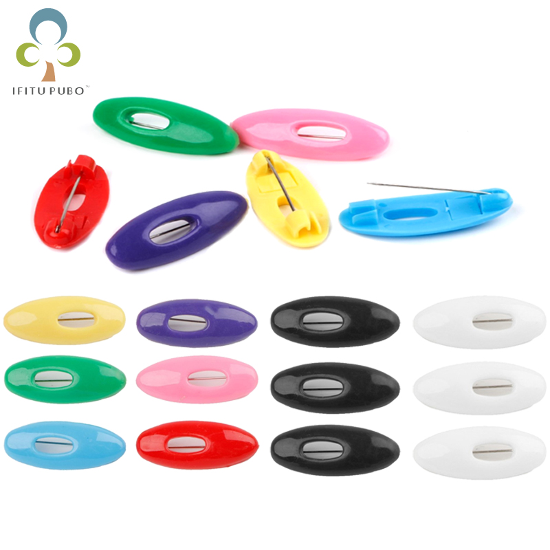 12Pcs Plastic Safety Brooch Pi - Embroidery Hijab ulasan dan harga