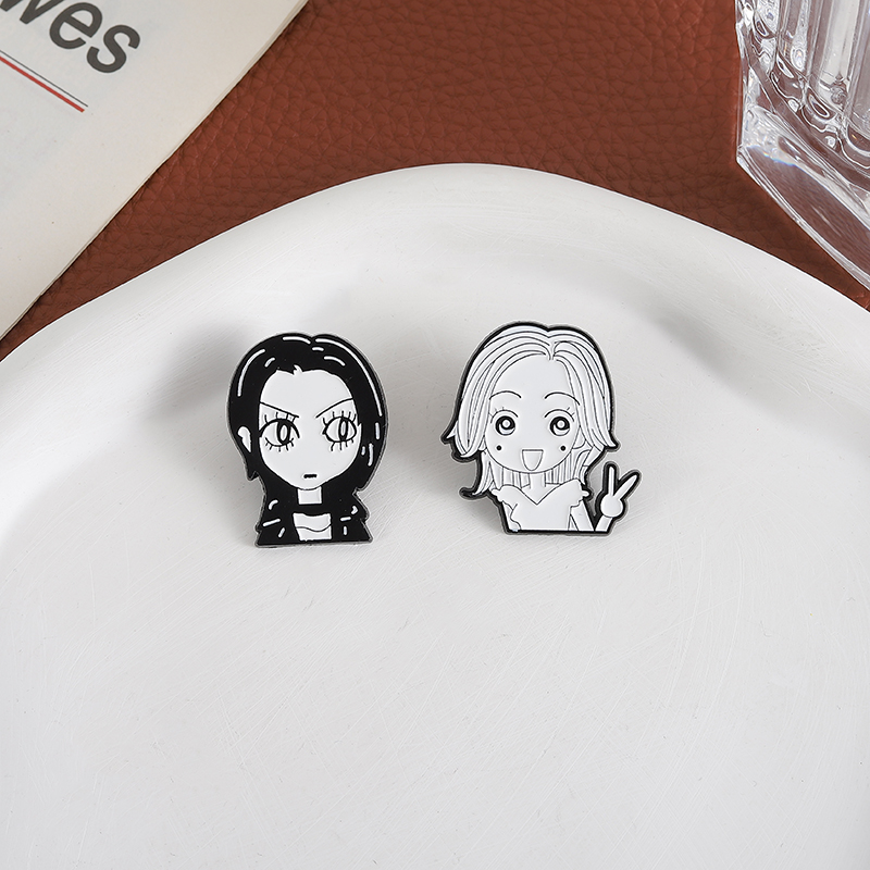2-7pcs/sets Comics Enamel Pins - Embroidery House ulasan dan harga