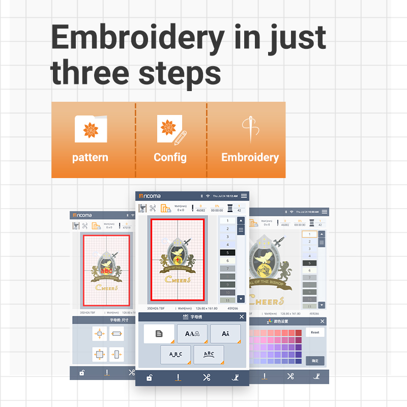 Easy Use Ricoma RSE5000 Househ - Embroidery Machine Computerized ulasan dan harga