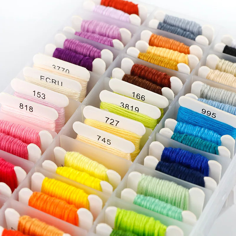 100% Cotton Embroidery Thread  - Embroidery Kit ulasan dan harga
