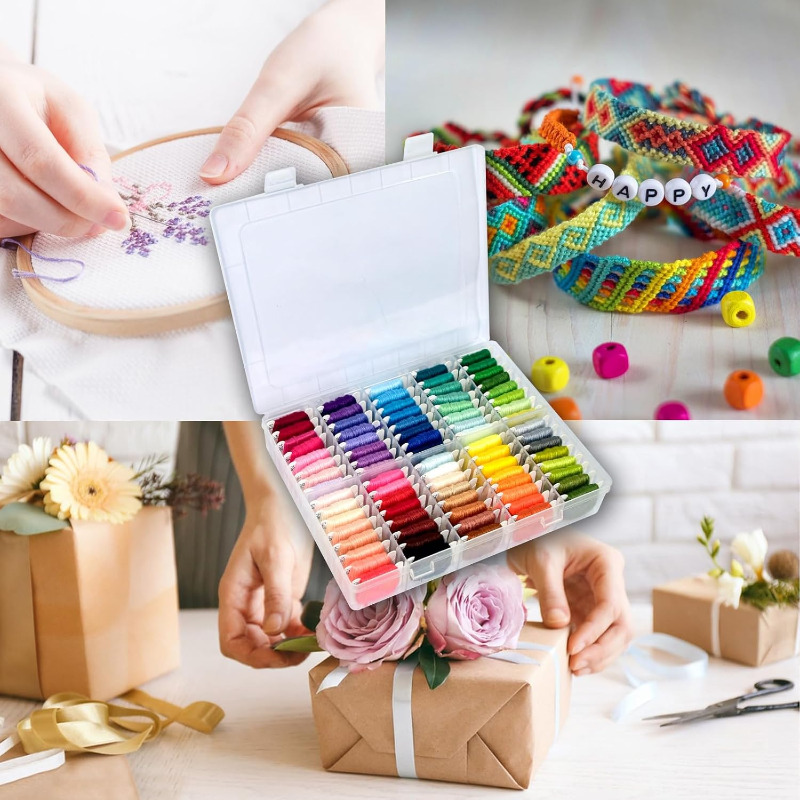 100% Cotton Embroidery Thread  - Embroidery Kit ulasan dan harga