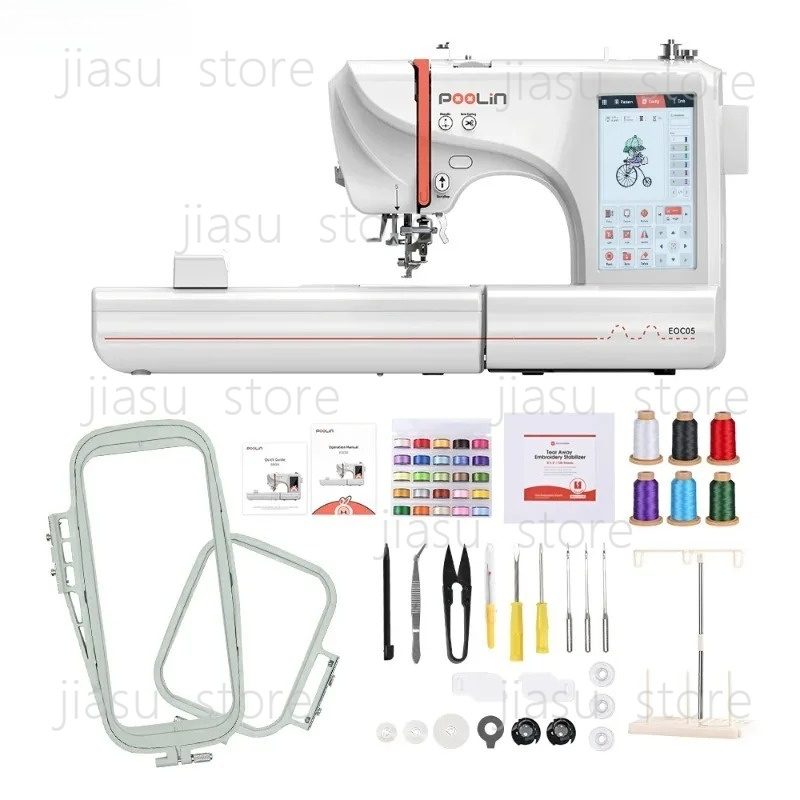 Poolin EOC05 Wholesale Multifu - Embroidery Machine Computerized ulasan dan harga
